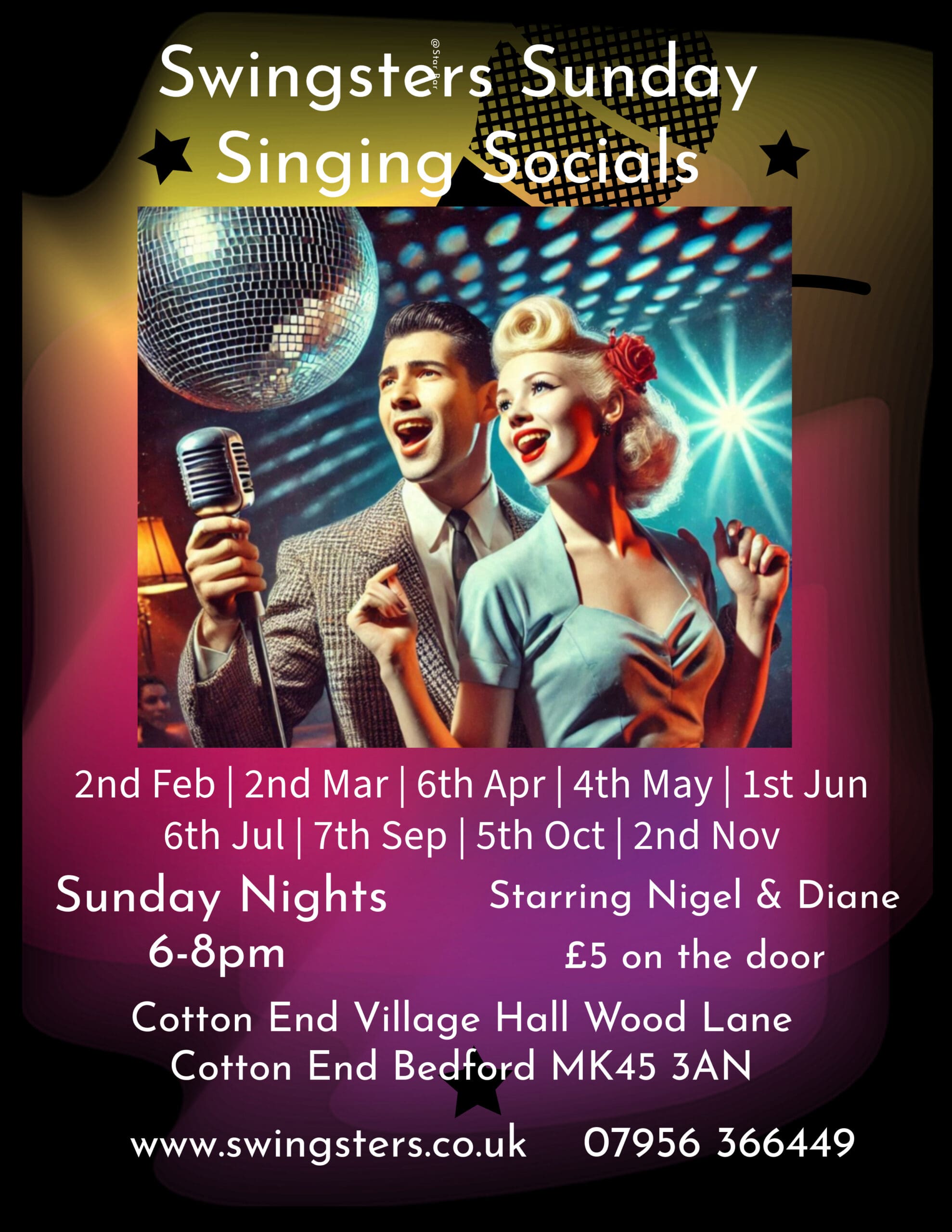 Swingsters Sunday Singing Socials