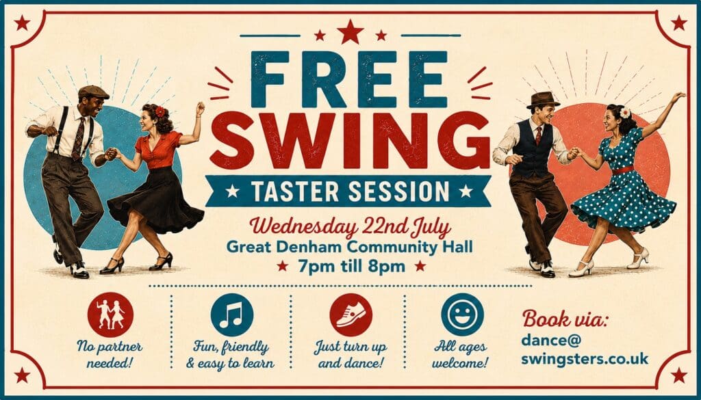 Free Swing Taster Session 22nd July