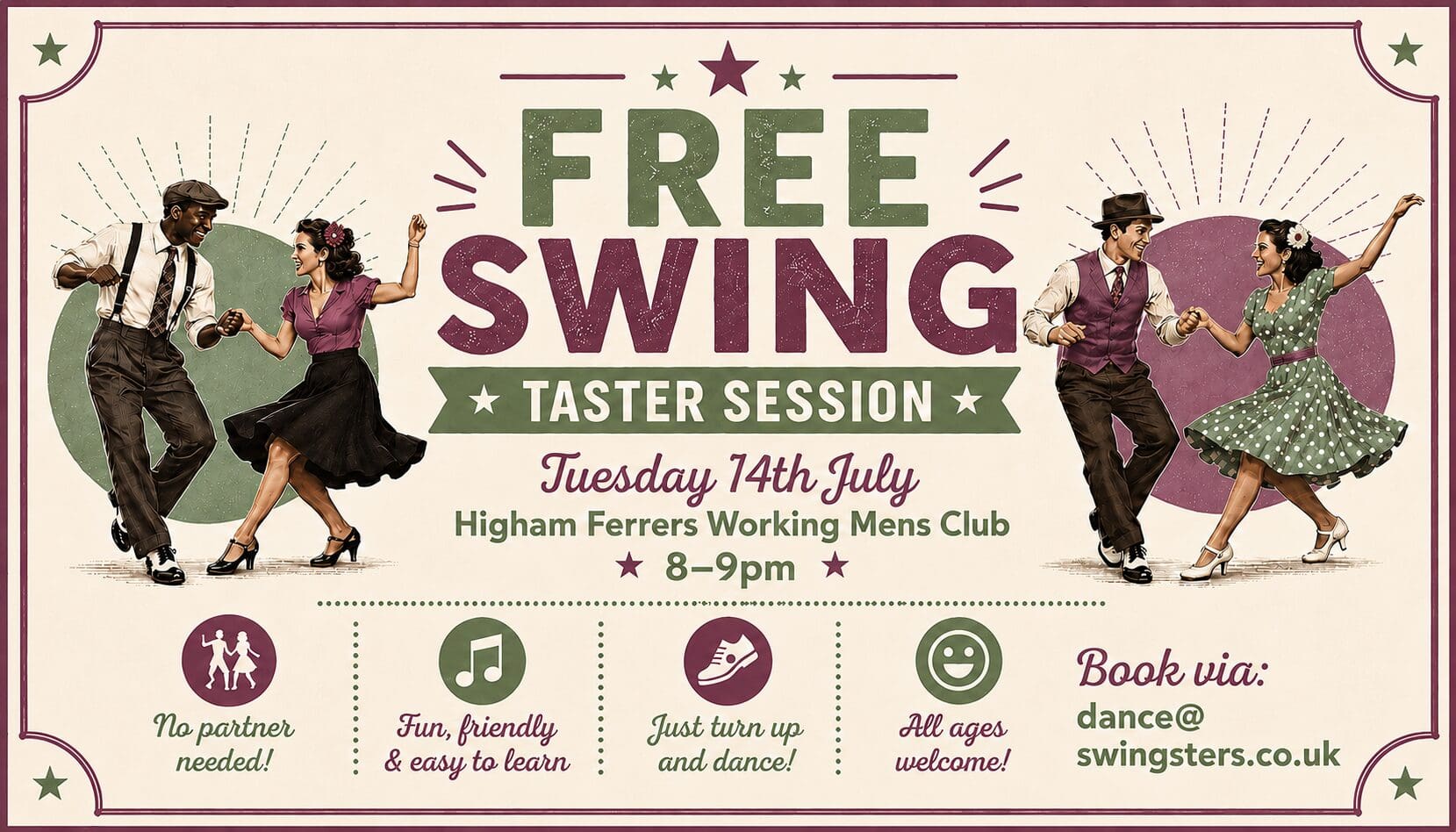 Free Taster 14th July