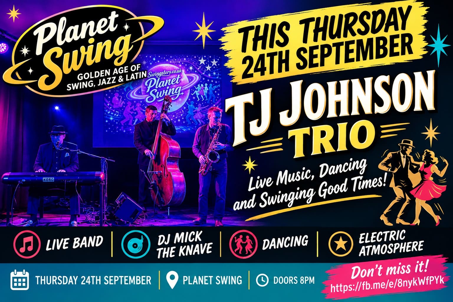 TJ Johnson at Planet Swing Wixams